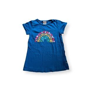 Frugi organic floral rainbow top